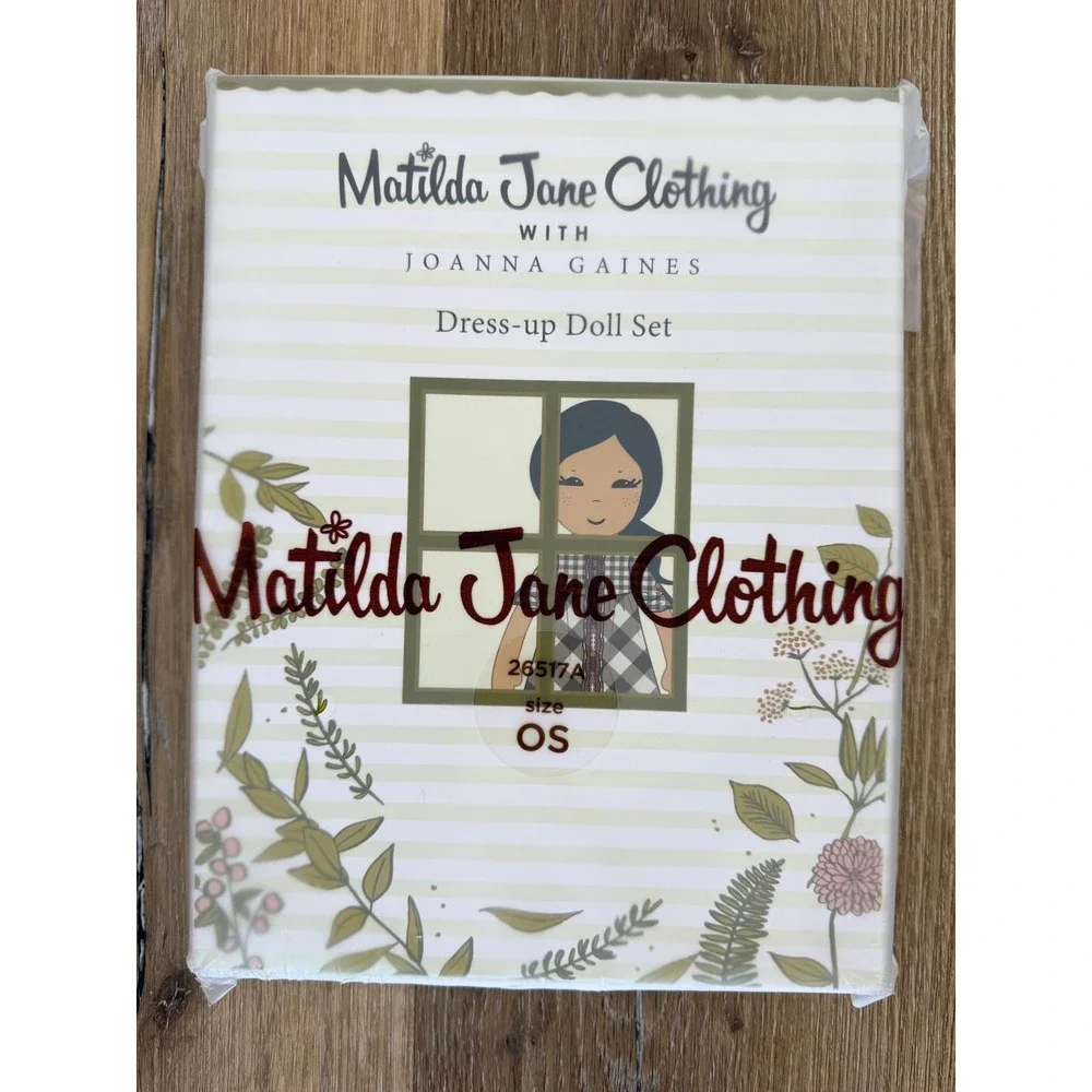 Matilda Jane Jonna Gaines Dress-up Doll Set Kids Magnetic Toy Boho Farmhouse